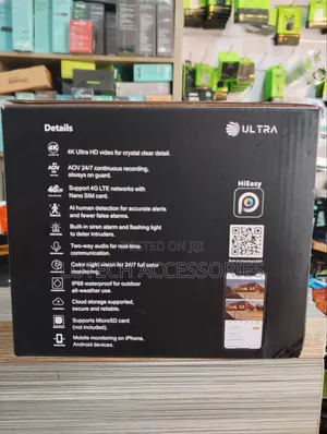Ultra AOV 4G 2 Lens Solar Camera With Siren/S12