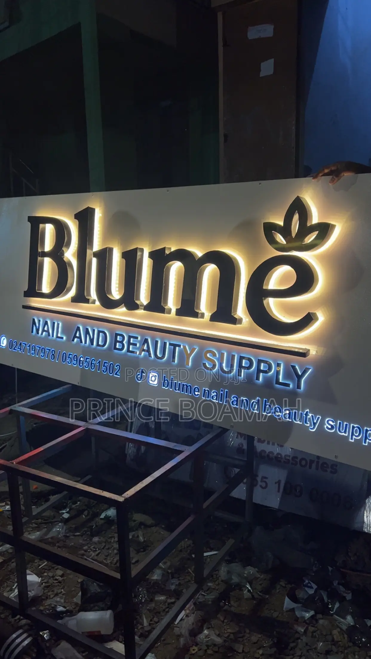 3D Signage and Acrylic Customised Light