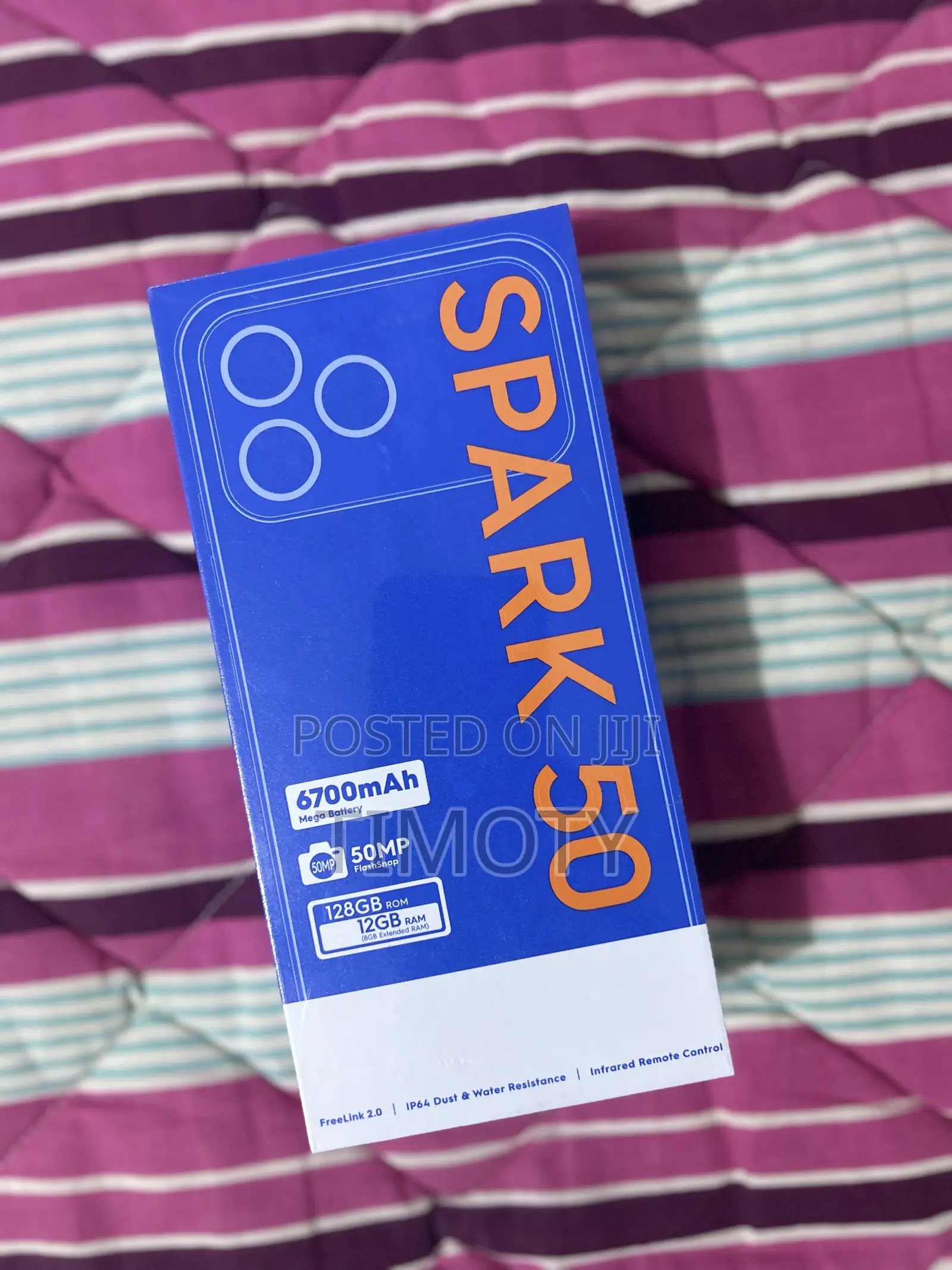 New Tecno Spark 50 128 GB Black