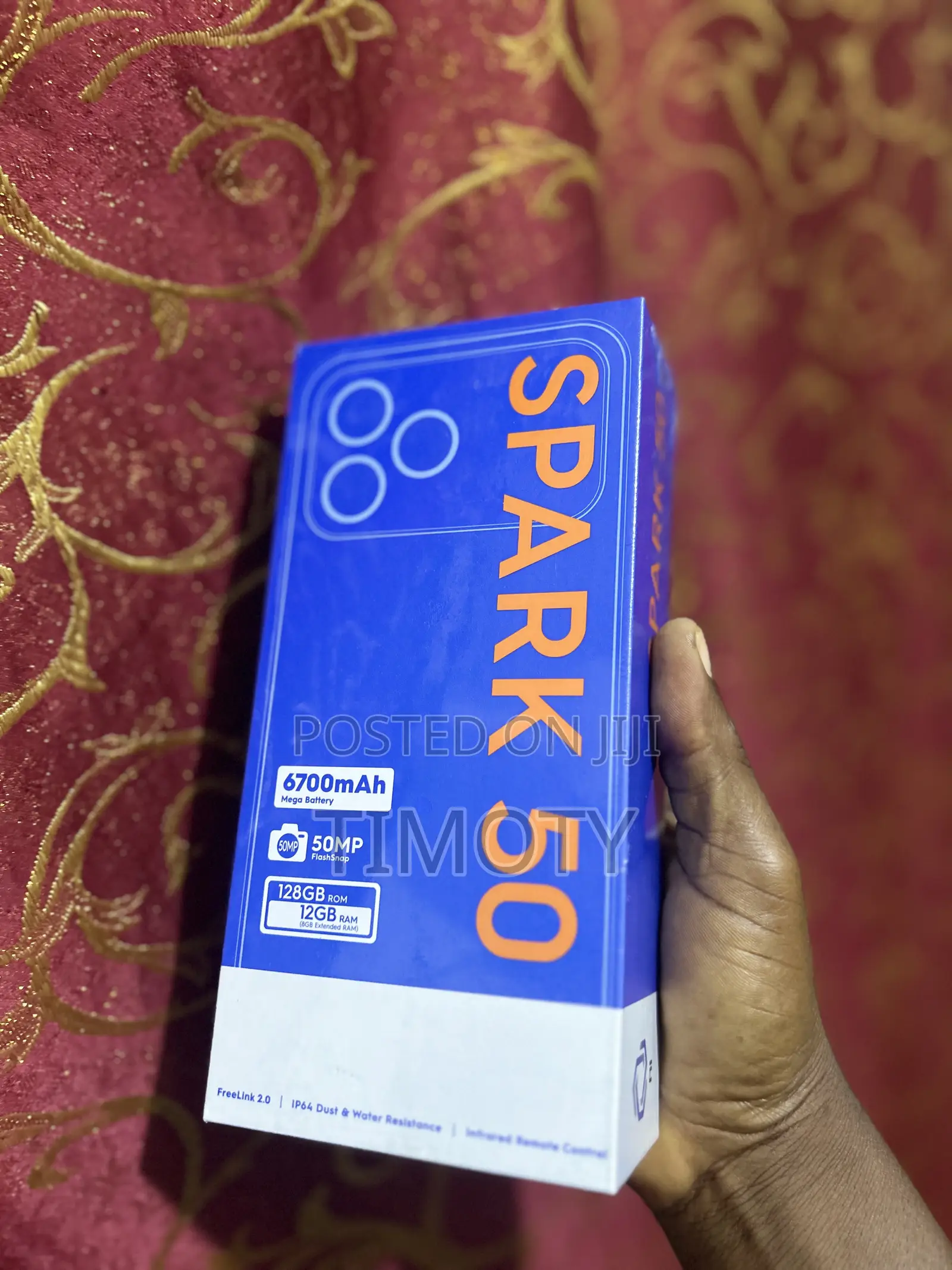 New Tecno Spark 50 128 GB Black
