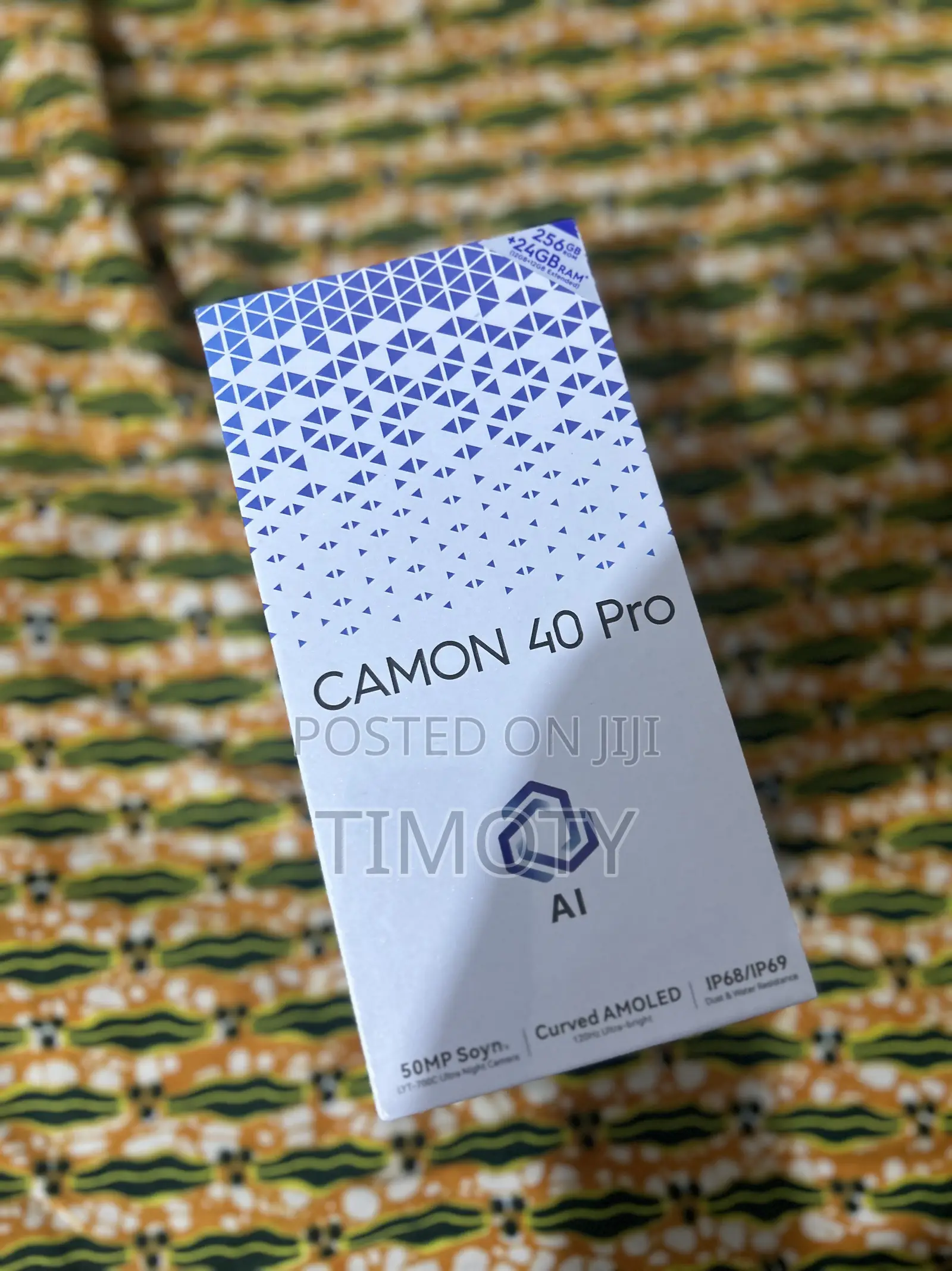 New Tecno Camon 40 Pro 5G 256 GB Black