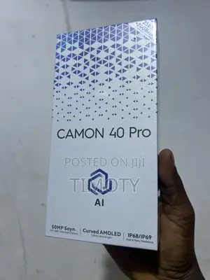 New Tecno Camon 40 Pro 5G 256 GB Black