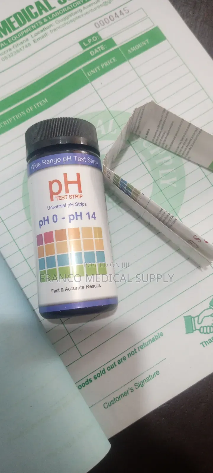 pH Test Strips (Universal pH Strips)