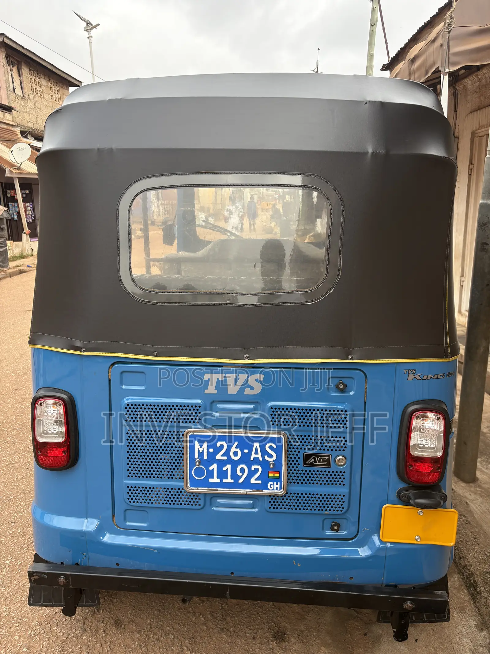 TVS King Deluxe Plus iTouch Start 2026 Blue