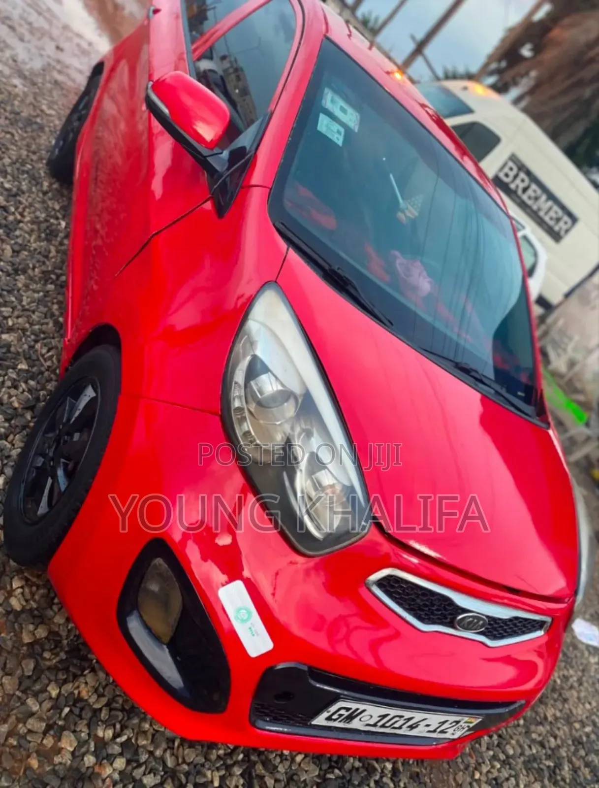 Kia Morning 2012 Red