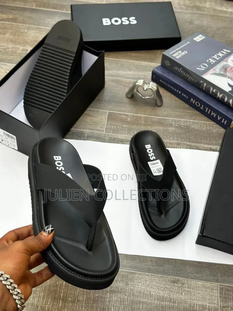 Original Boss Sandals Black and Brown