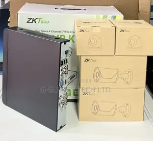 ZKTeco 4-Channel HD DVR Camera Kit