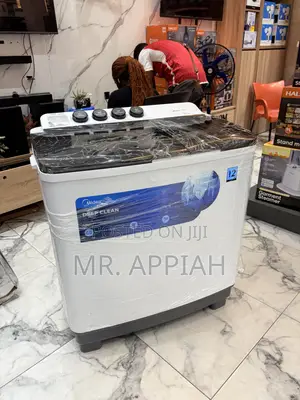 Check Out Affordable Midea 12kg Twin Tub Washing Machine(Semi-Auto)
