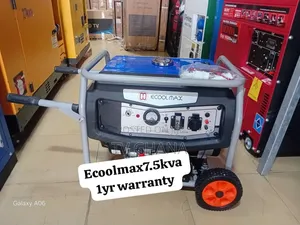 Ecoolmax 7.5kVA Generator 8500W – Powerful Home Shop Genset7.5kva