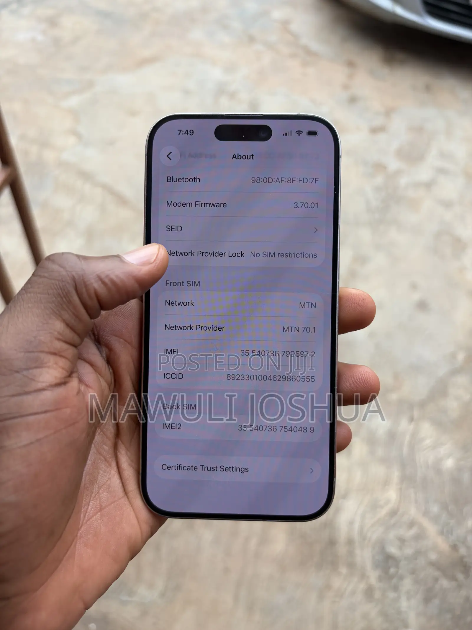 Apple iPhone 15 Pro 256 GB Gray