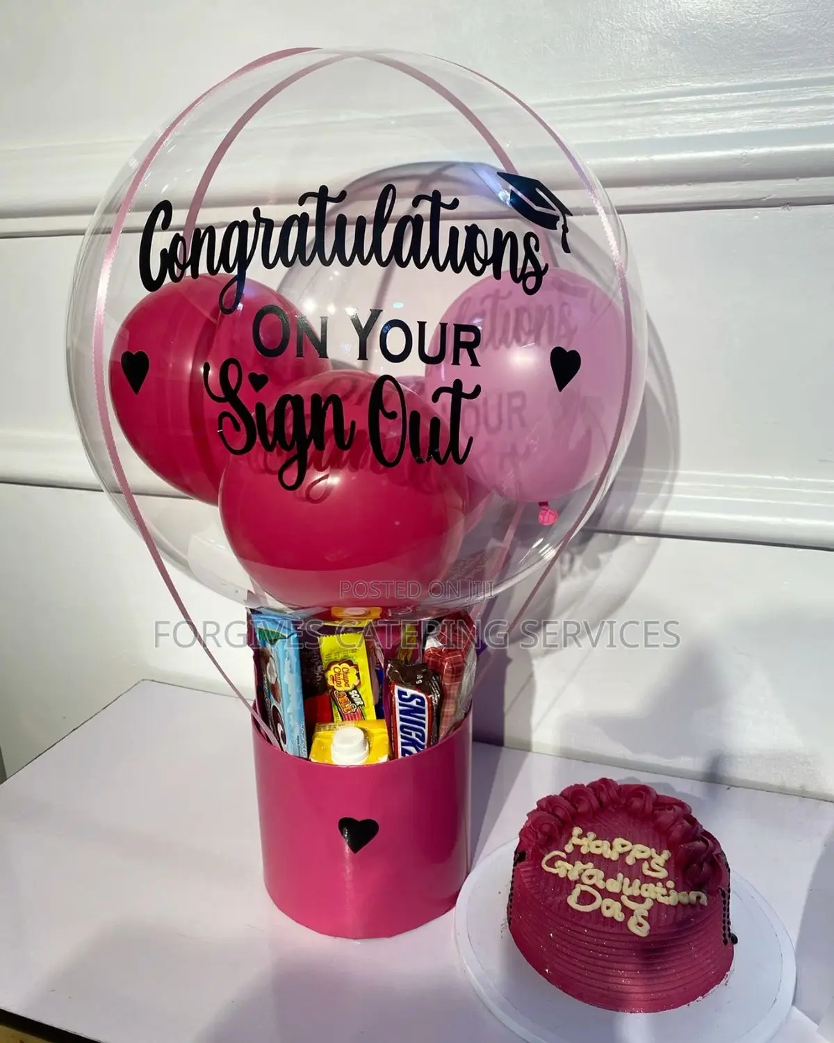 Hot Air Balloon Package With Cake