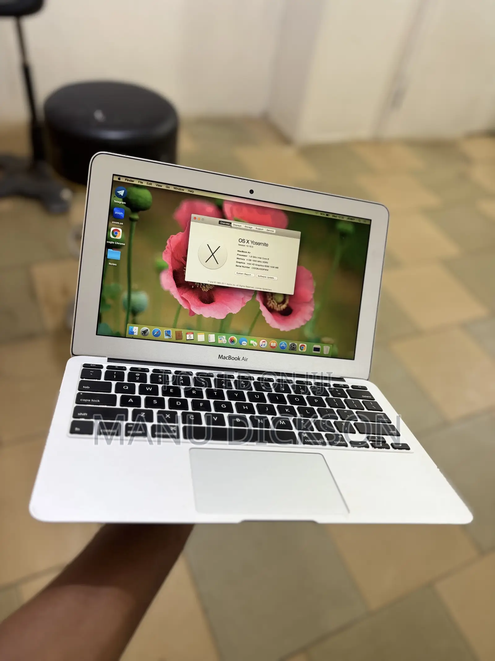 Laptop Apple MacBook Air 4GB Intel Core i5 HDD 128GB