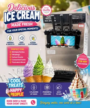 Dispensable Ice Cream for All Kind of Events