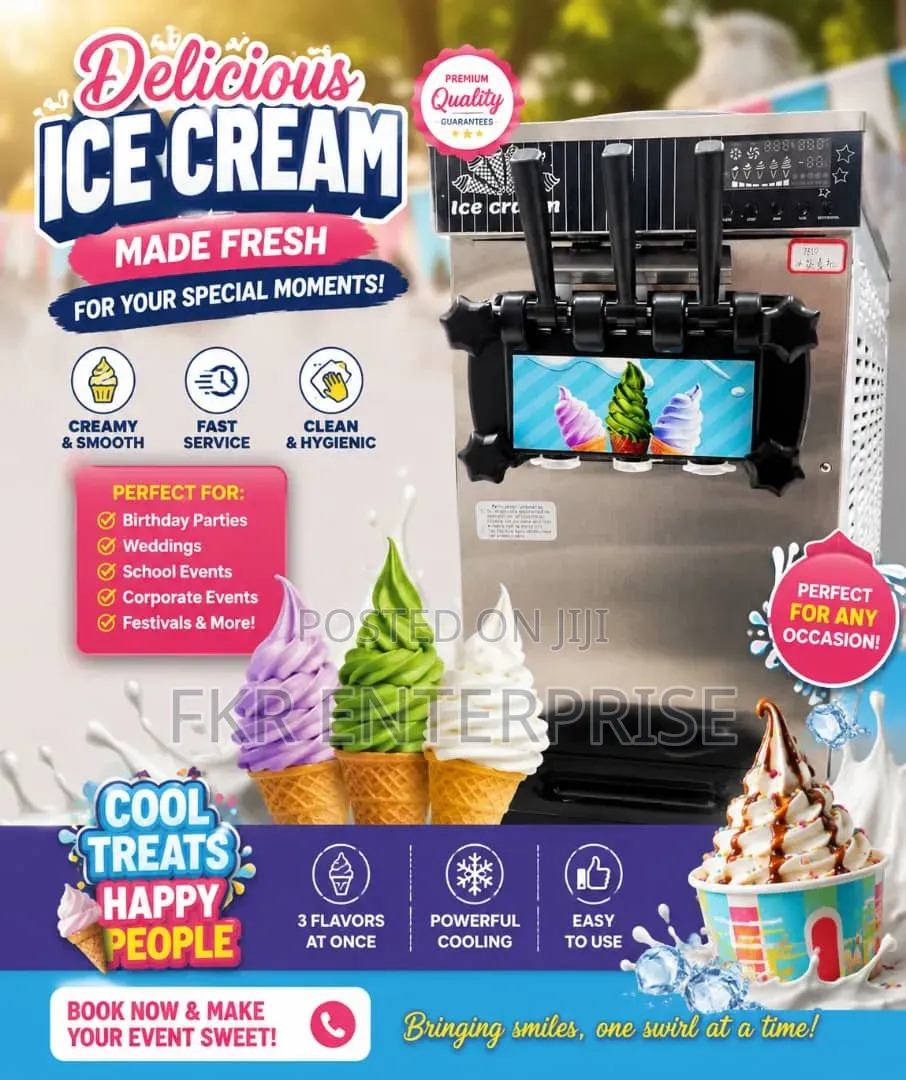 Dispensable Ice Cream for All Kind of Events