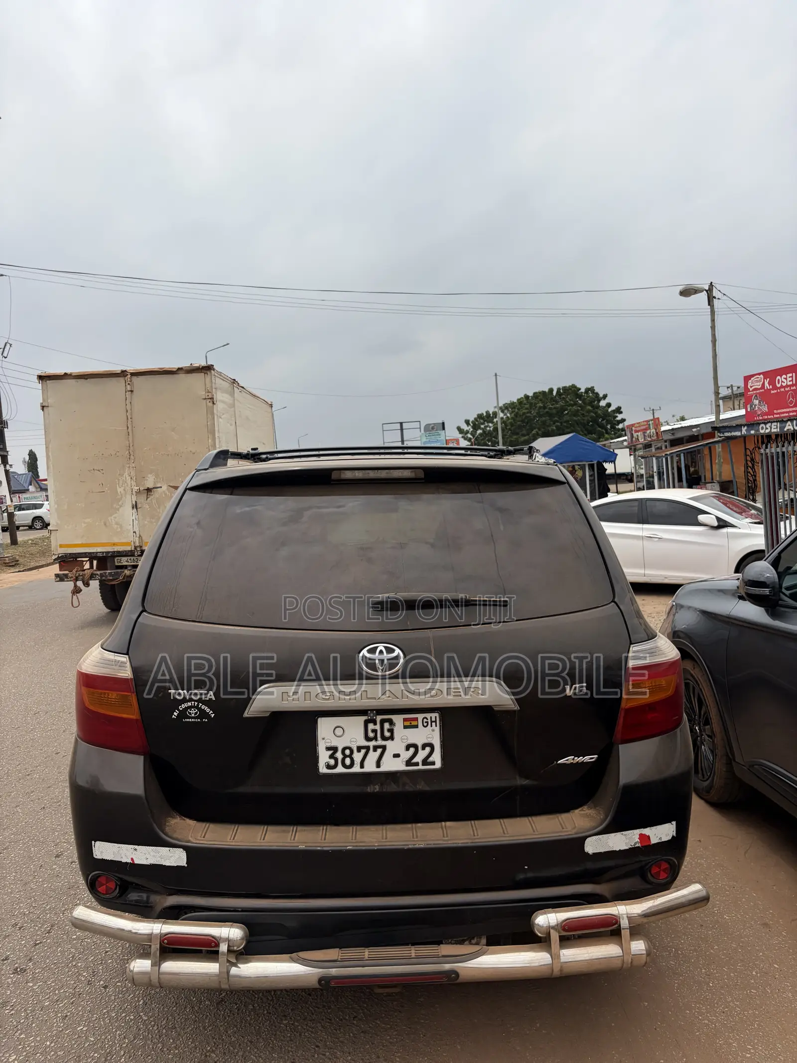 Toyota Highlander 4x4 2008 Black