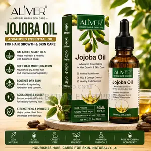 Original ALIVER Jojoba Oil – Advanced Hair Skin Care