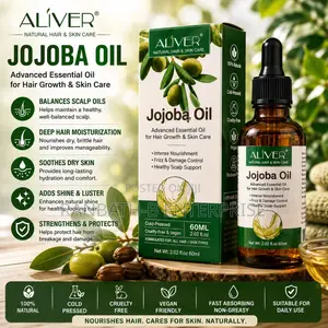 Original ALIVER Jojoba Oil – Advanced Hair Skin Care