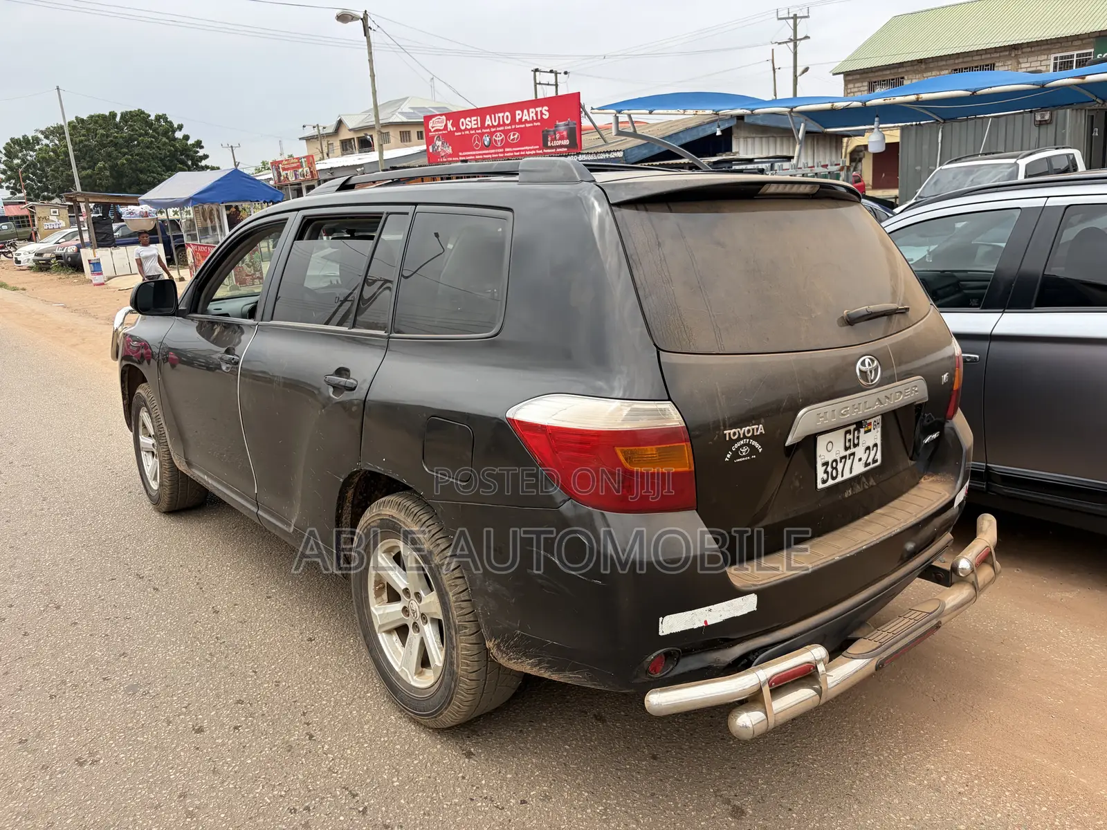Toyota Highlander 4x4 2008 Black