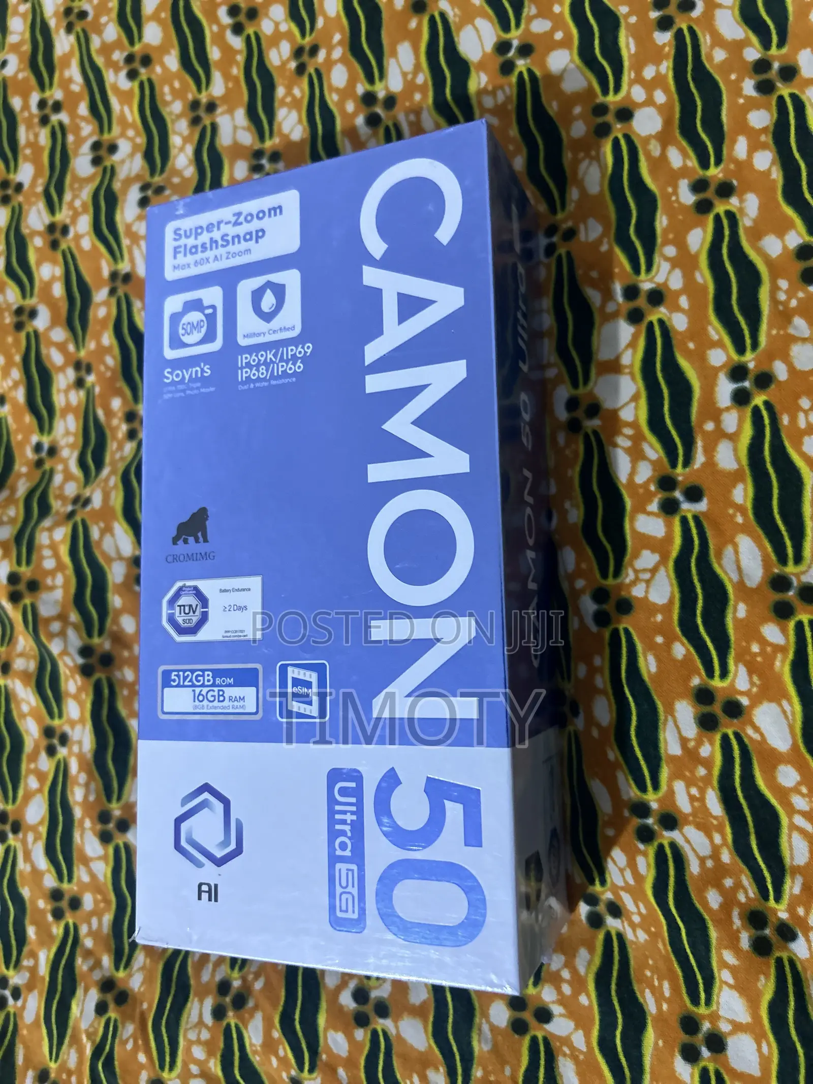 New Tecno Camon 50 Ultra 512 GB Black