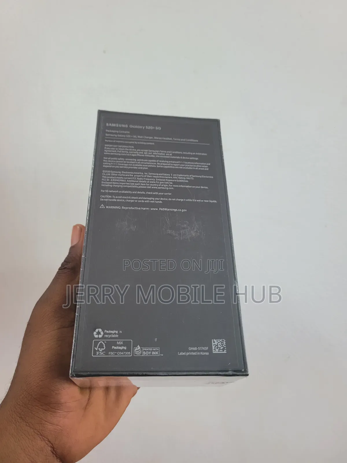 New Samsung Galaxy S20+ 5G 256 GB Black