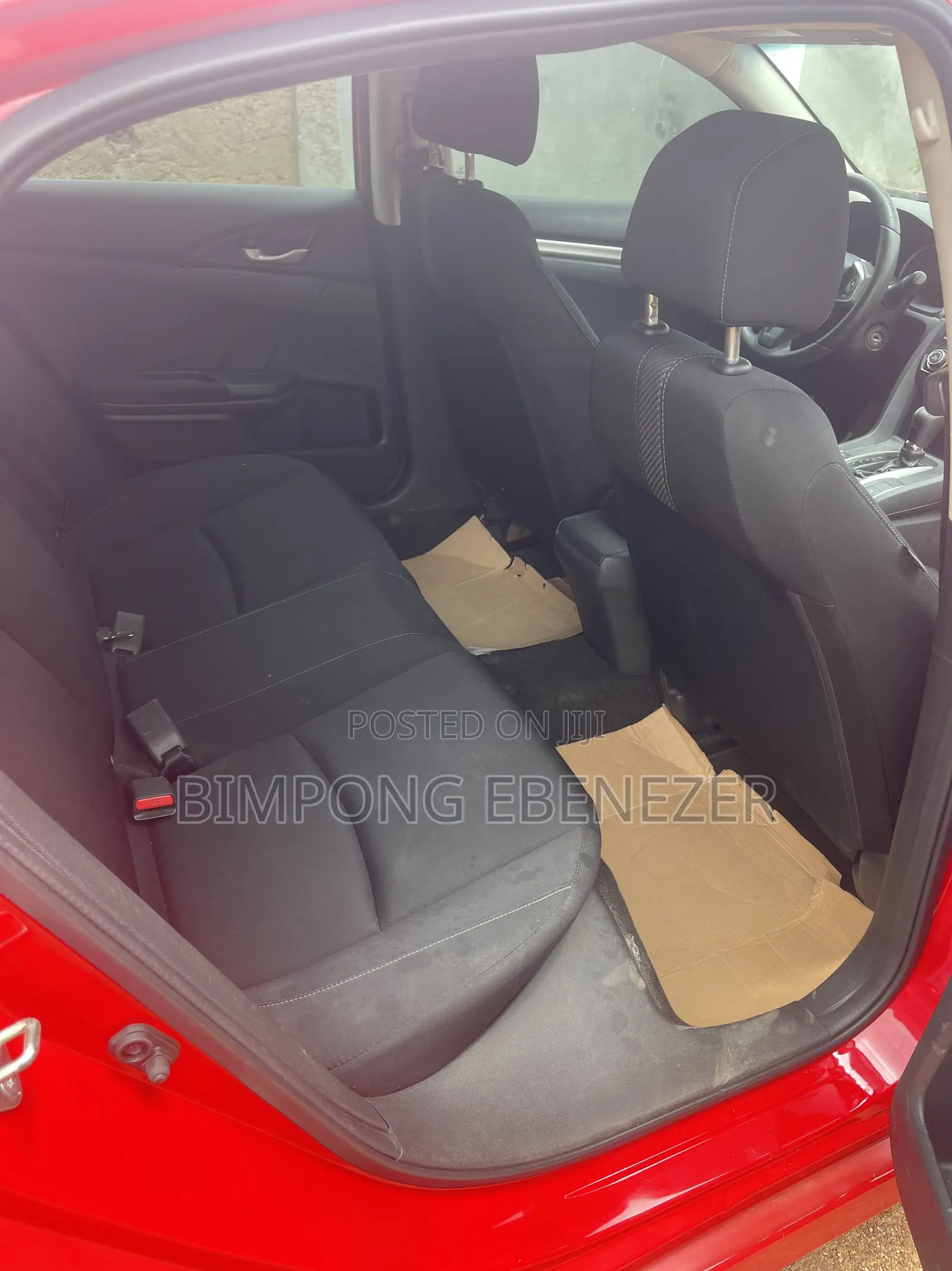 Honda Civic LX-P 2dr Coupe (2.0L 4cyl) 2017 Red