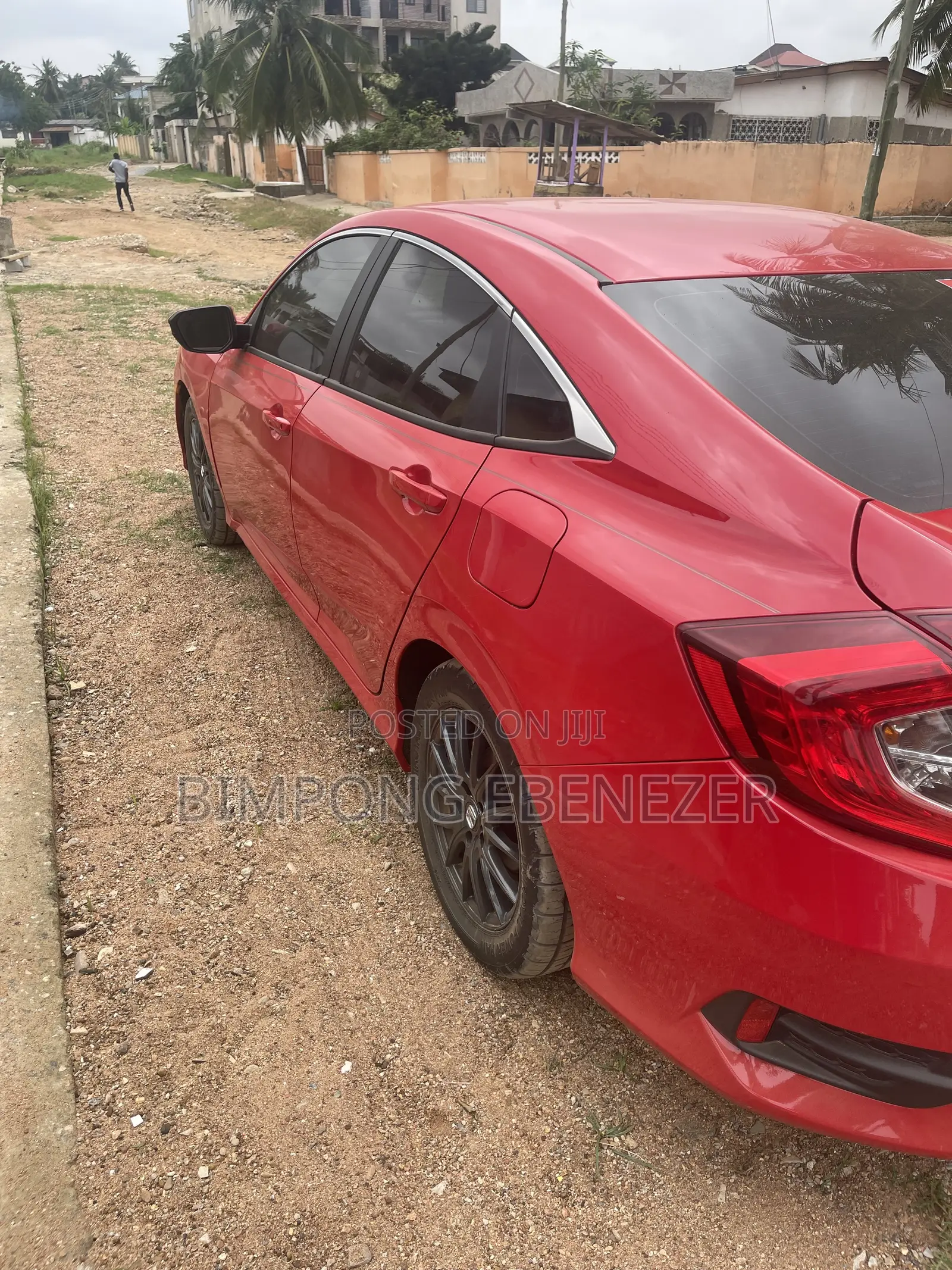Honda Civic LX-P 2dr Coupe (2.0L 4cyl) 2017 Red