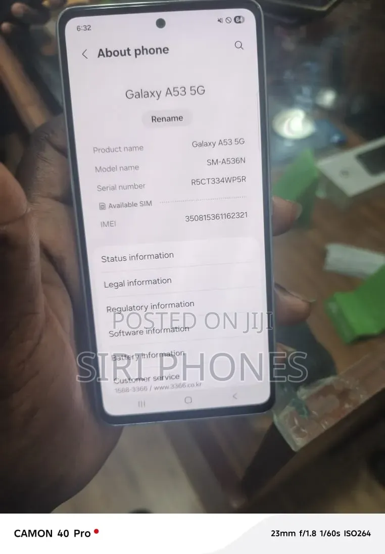 Samsung Galaxy A53 5G 128 GB White