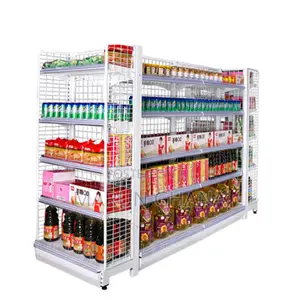 Heavy Duty Steel Supermarket Shelves Retail Store Display Racks