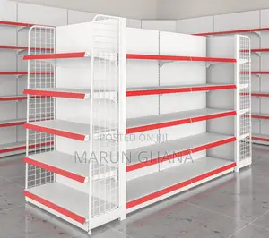 Heavy Duty Steel Supermarket Shelves Retail Store Display Racks