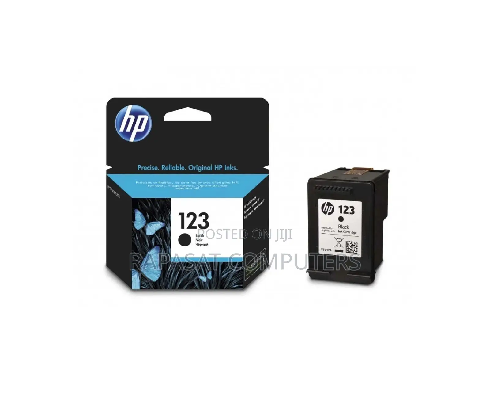 HP 123 Black Ink Cartridge