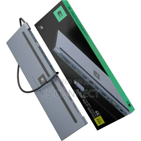 Heatz ZT55 12-in-1 USB-C Multimedia Adapter