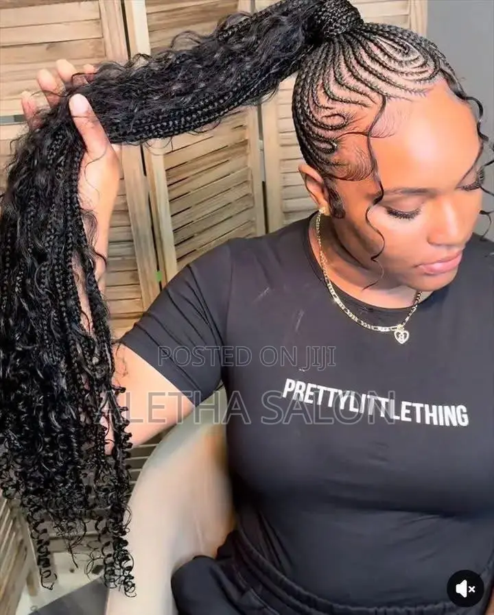 Braiding Off Hair for Both Male and Female,we Do Home Service