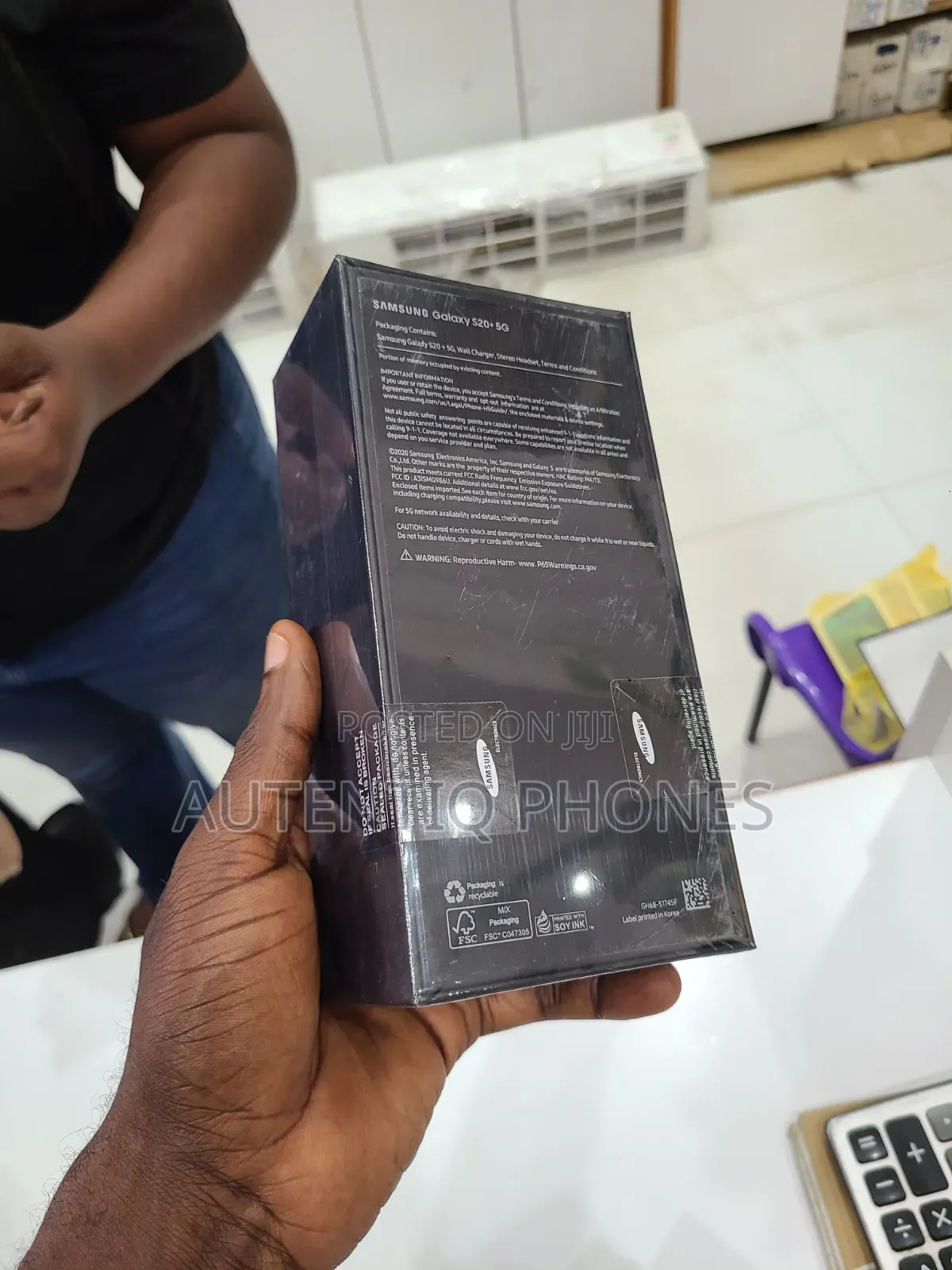 New Samsung Galaxy S20+ 128 GB Black