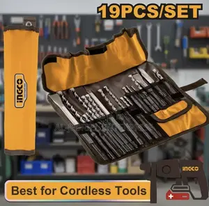 Drill Bits + Chisels Set (19 Pieces)