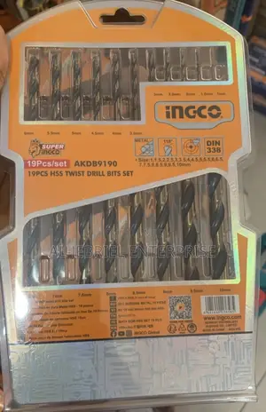 Metal Drill Bits Set (19 Pcs)