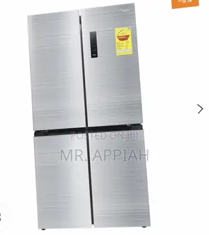 Check Out Affordable Midea 474L Side by Side Electric Fridge(Gray)