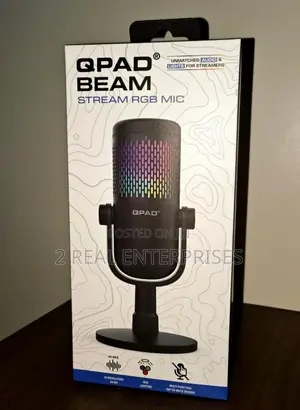 QPAD Beam Stream RGB Microphone