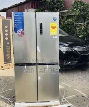 Order Affordable Midea Side by Side 4 Door Refrigerator(Gray).