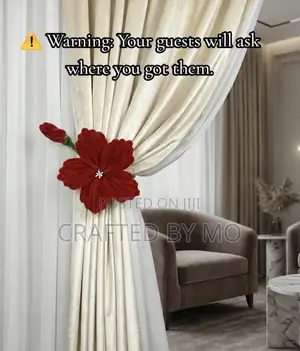 Floral Curtain Holders