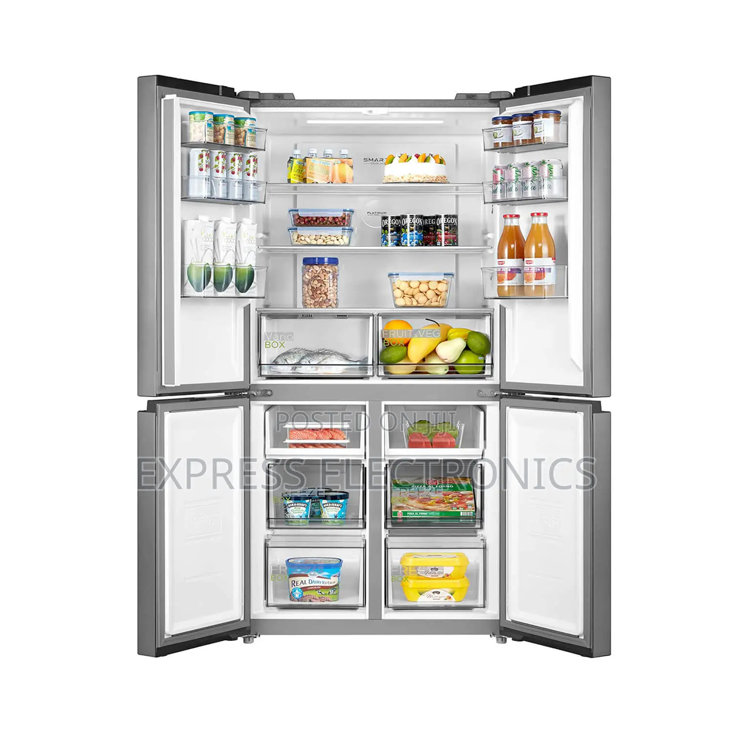 Grab the New Midea 474L 4-Door French Door Fridge (MDRF632FGN46D)