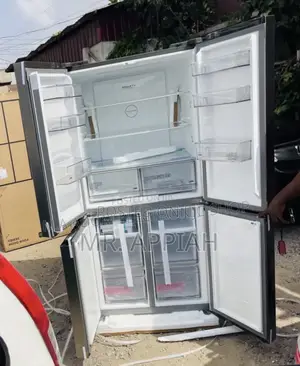 Extremely Cooling Midea 474L Side by Side Fridge(Gray) 