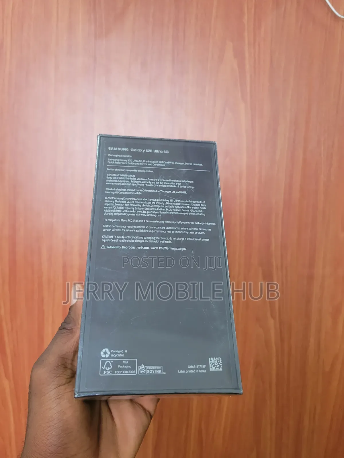 New Samsung Galaxy S20 Ultra 5G 128 GB Bronze