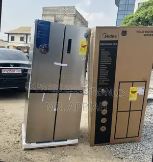 Extremely Quality Midea 474L Side by Side Refrigerator(Gray) 
