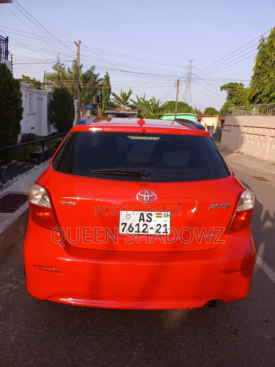 Toyota Matrix 2010 Red