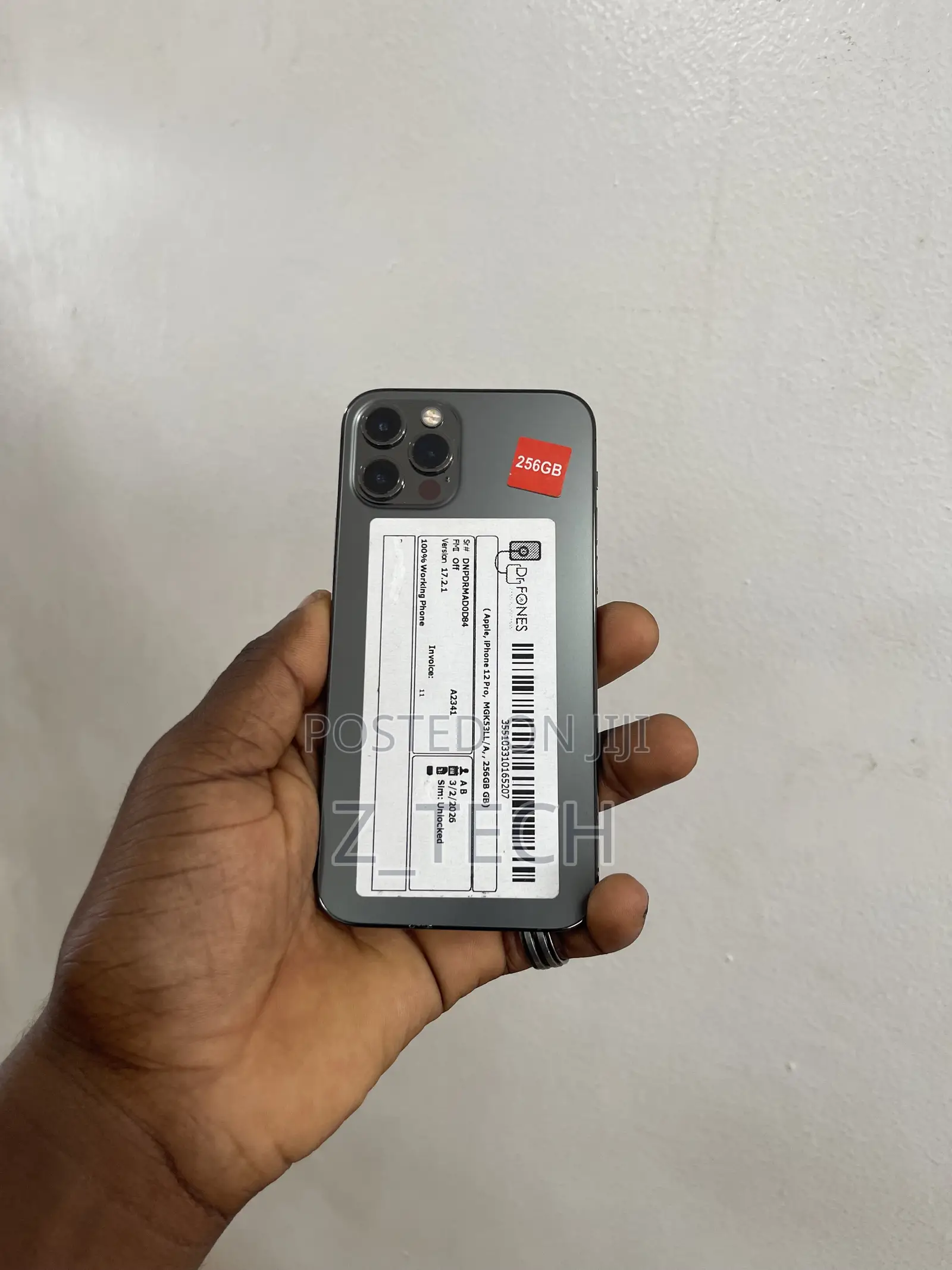 New Apple iPhone 12 Pro 256 GB Black