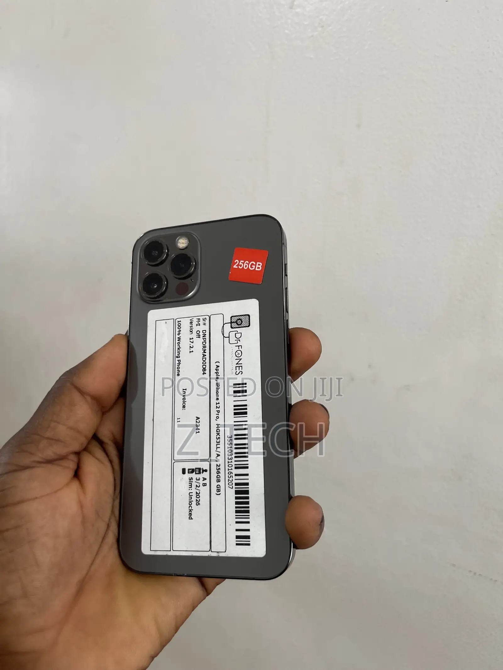 New Apple iPhone 12 Pro 256 GB Black