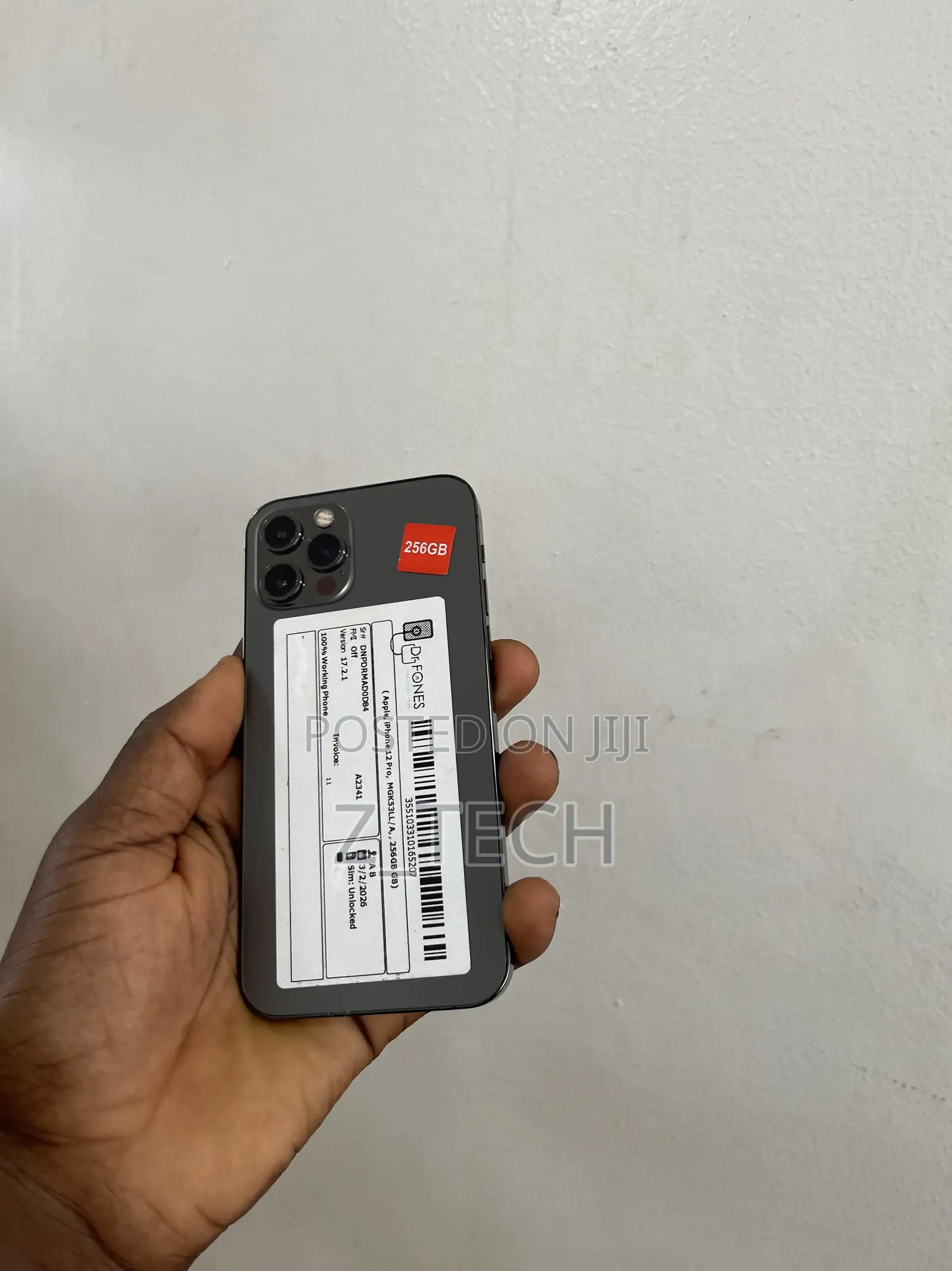 New Apple iPhone 12 Pro 256 GB Black