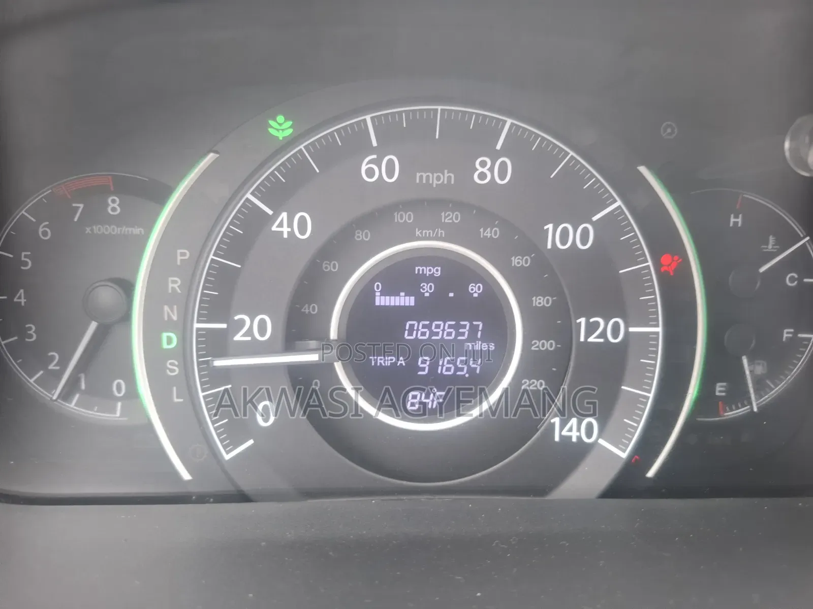 Honda CR-V 2016 Blue