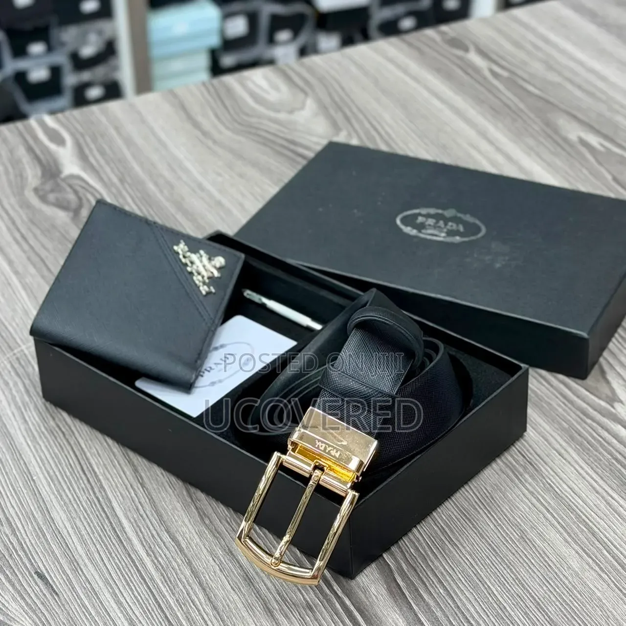 Gift Sets Feature Luxury-Style Belts and Wallets