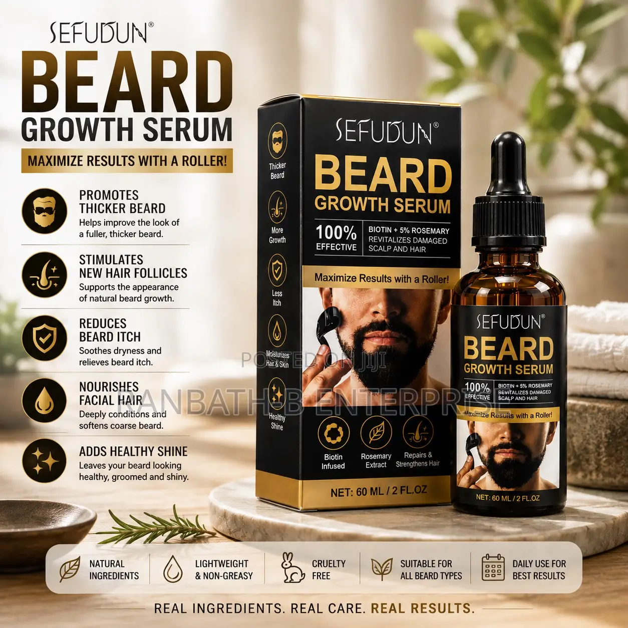 SEFUDUN Beard Growth Shine Serum
